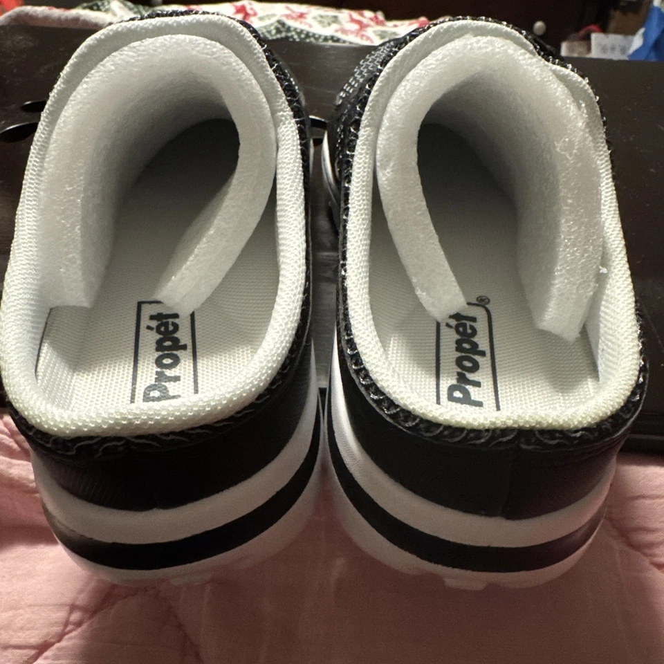 Propet Travelactiv Slide Mule Mujer Negro Tenis Informales Zapatos WAT011M-BLK Foto 4 de 4