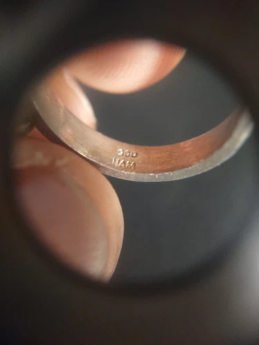 4.6 Gram Sz 7.75 90% Silver Ring With 64% Silver 10 Cent Gulden Coin - Picture 6 of 6
