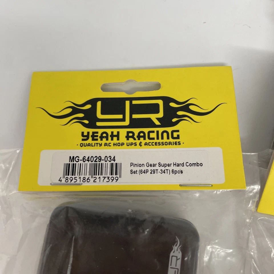 Yeah Racing MG-64029-034 Pinion Gear Combo Set LOT Of 5 Sets 64P 29T-34T - Image 2 of 4