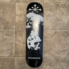 RARE SIGNED Nyjah Huston Disorder Apocalypse Teal Skateboard Deck  AUTOGRAPHED