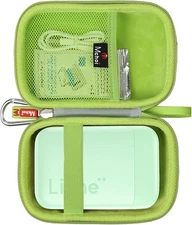 Mchoi Hard Case Suitable for Liene 2x3” Photo Printer, Portable Instant Green 