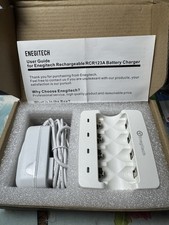Battery Charger Enegitech Recharging Station RCR123A.