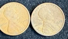 Lot of (2) 1909 P Lincoln Wheat Penny 1c VG Very Good Condition Coin cb751