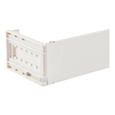 Kenney KN507AP Metal White Wide Pocket Curtain Rod 48 x 86 L in.