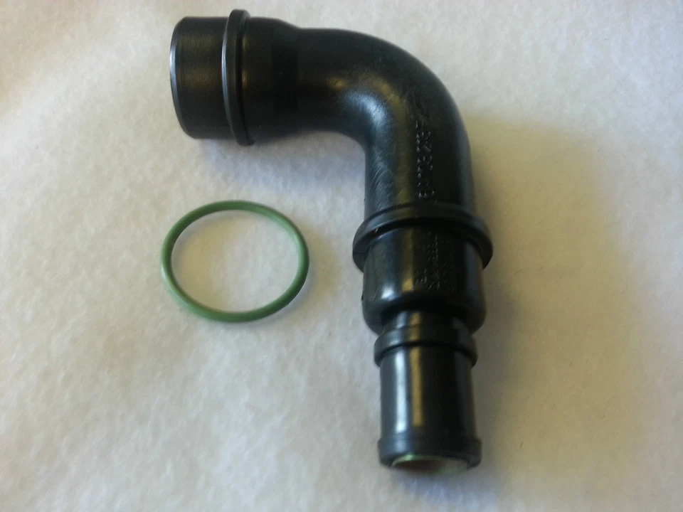 Tubo conector mangueira tubo respirador de ar entrada Audi VW 06A 103 213F com kit Oring - Imagem 2 de 4