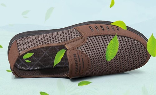 Summer Men's Flat Mesh Driver Shoes Breathable Casual Fashion Slip-On Loafers - Picture 10 of 13