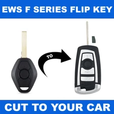 🔥 EWS 3 Flip Key W/ LASER CUT included fits: e46 e39 3 5 7 x5 z4 x3 m3 m5 bmw