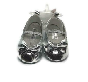 baby girl silver shoes