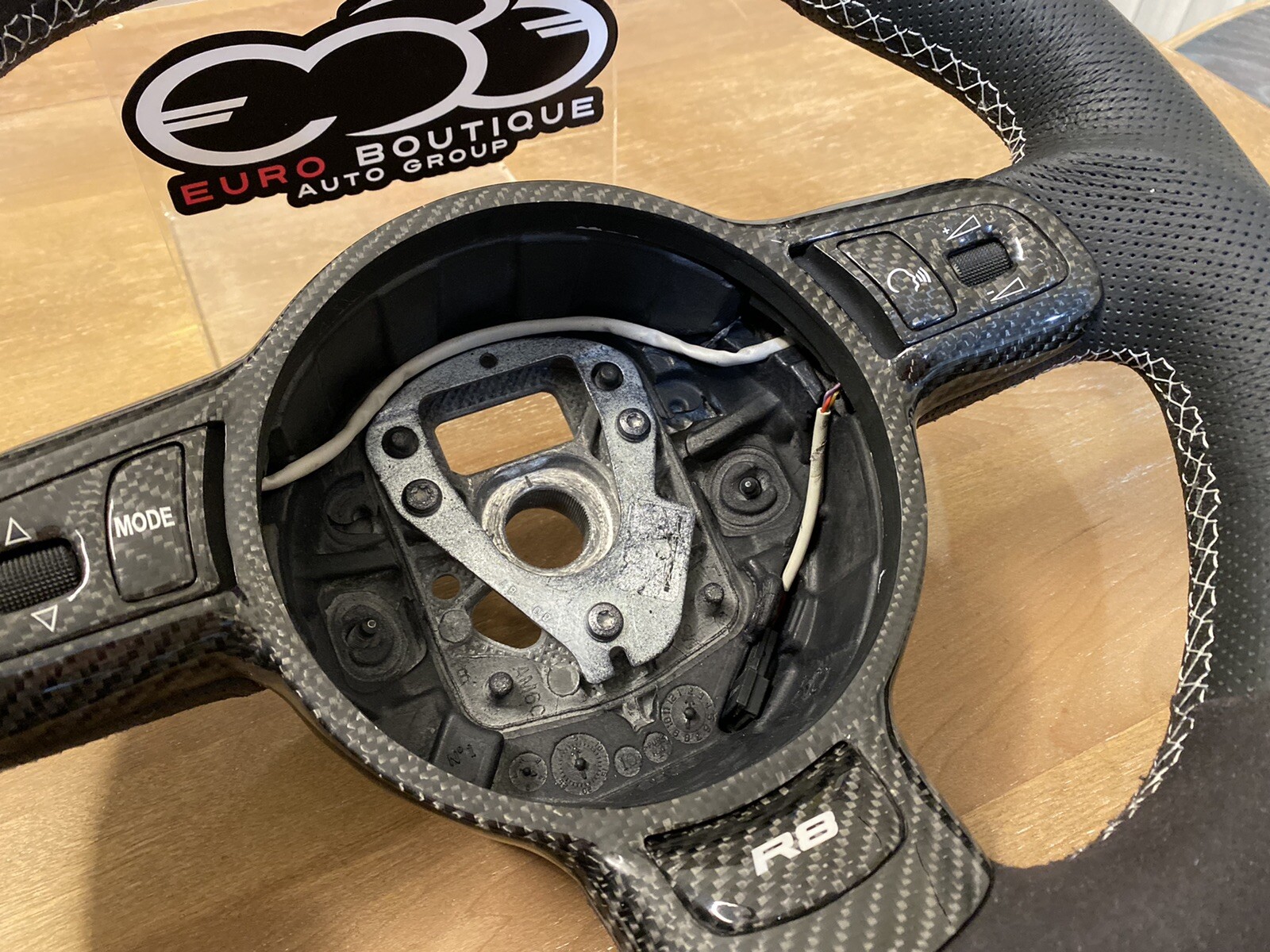 Audi R8 Bespoke Carbon Fiber Flat Top/Bottom Steering Wheel