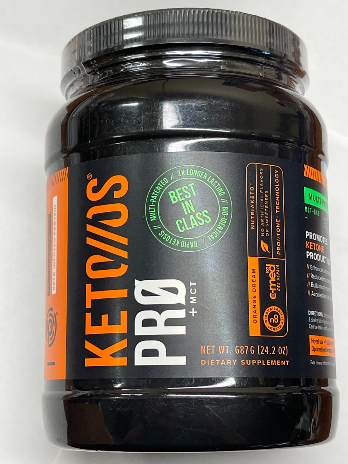 Pruvit Keto OS PRO MCT ORANGE DREAM KETONES Sealed 30 Servings EXP 12/