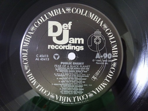 Public Enemy Fear Of A Black Planet Def Jam Recordings C 45413 US VINYL LP - Picture 3 of 3