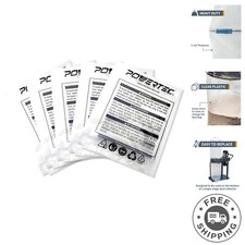 Reusable 20" Heavy Duty Clear Dust Collector Bags  5 Pack for Woodworking