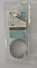 Zena Home Metal Shower Curtain Rings 12 Pack Chrome Finish O Shape 0090074 H