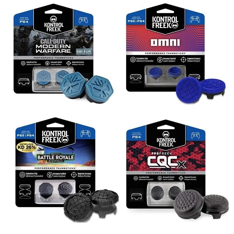 KontrolFreek High Rise Thumb Grips for PS4 PS5 Controller MW