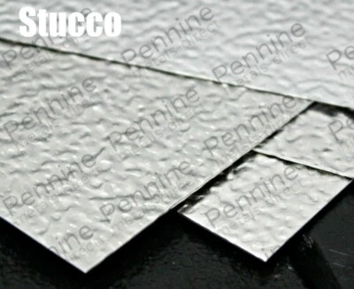 Aluminium STUCCO Decorative Sheet 0.8mm Guillotine Cut & Specials made to order