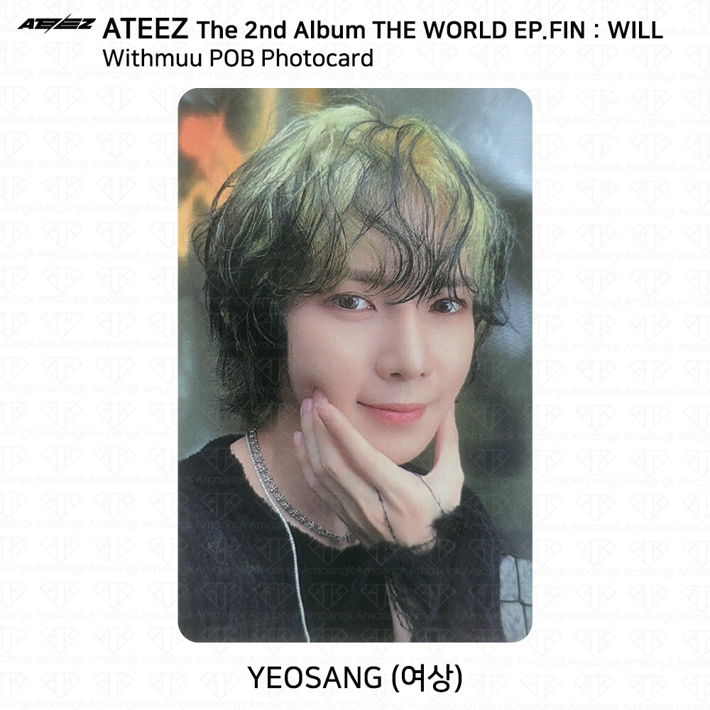ATEEZ The 2nd Album WORLD EP.FIN WILL POB Photocard Apple Music