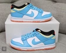 Nike Dunk Low Kyrie Irving Blue Athletic Shoes Youth Size 5Y-7Y (DN4179-400)