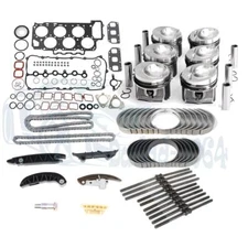 Engine Overhaul Gasket Set Timing Chain Kit Crankshaft Main Bearing For Porsche