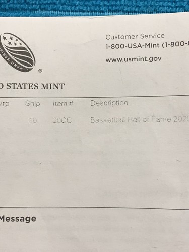 2020 BASKETBALL HALL OF FAME PROOF SILVER DOLLAR. Früher Kauf USA postfrisch (20cc) - Bild 7 von 8