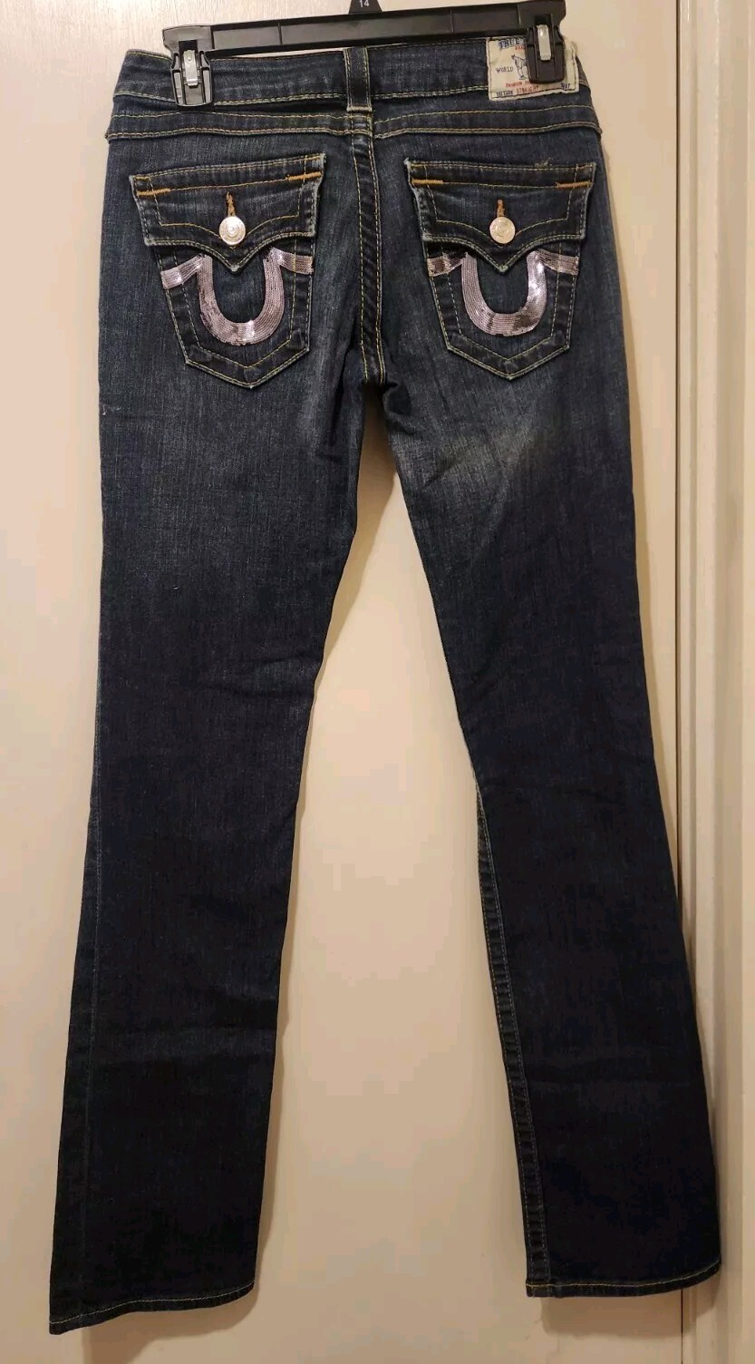 TRUE RELIGION Women's Jeans Size 27~ 33" Inseam 
