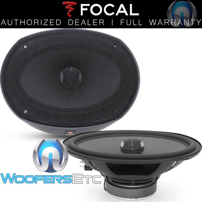 FOCAL PC690N 6''X9'' PERFORMANCE 120W RMS SOUND QUALITY COAXIAL SPEAKERS NEW