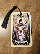 Hierophant- Manga Tarot Bookmark Oracle Card Art Deck Gift, Purified & Charged