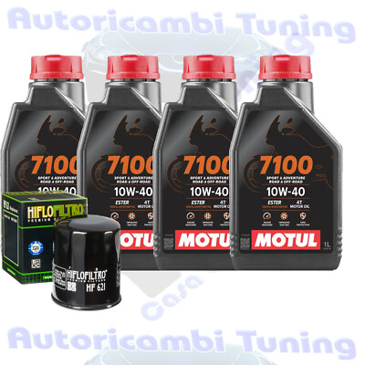 Wartungsset Motoröl Motul 7100 10W40 Für Arctic Cat 570 Alterra XT EPS 2019>2020