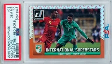 2015 Kolo Toure Panini Donruss International Superstars Red Card 8/49 PSA 10