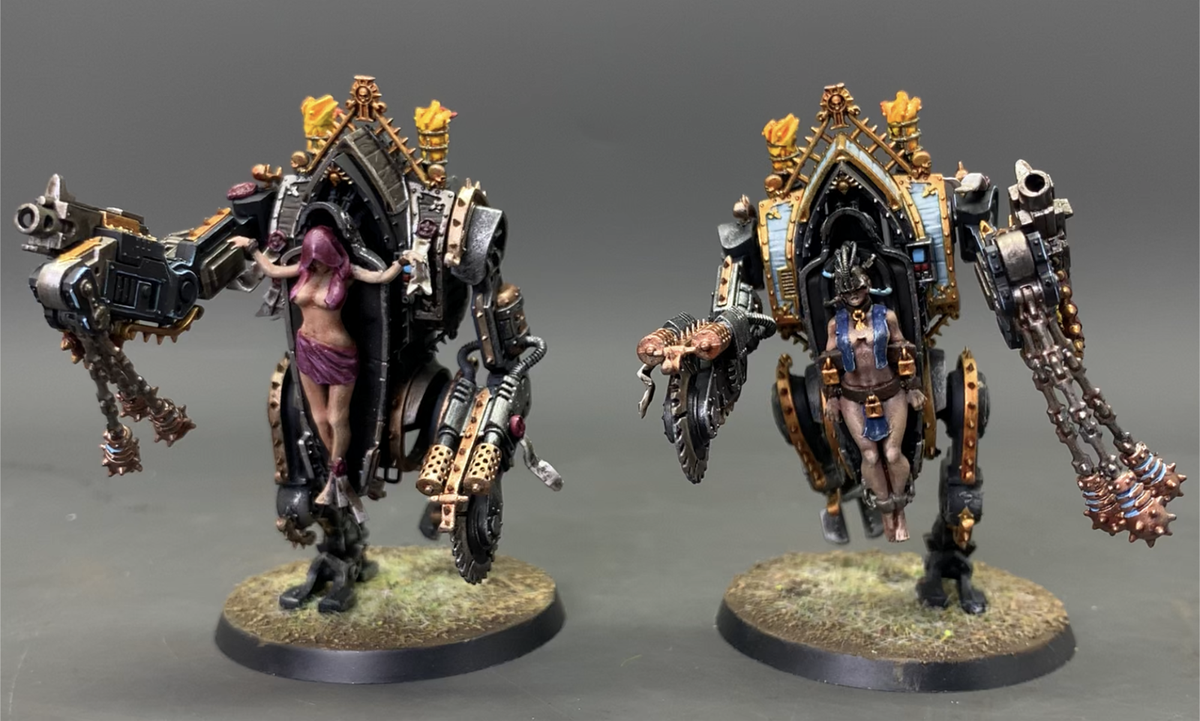 LEBOO JOYTOY Warhammer 40k Adepta Sororitas Penitent Engine 1:18 Scala Action Figure Joy Toy Figure 24 cm