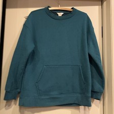 Danskin Women s Soft Fleece Lined Sweatshirt With Pocket M Dark Green Jade