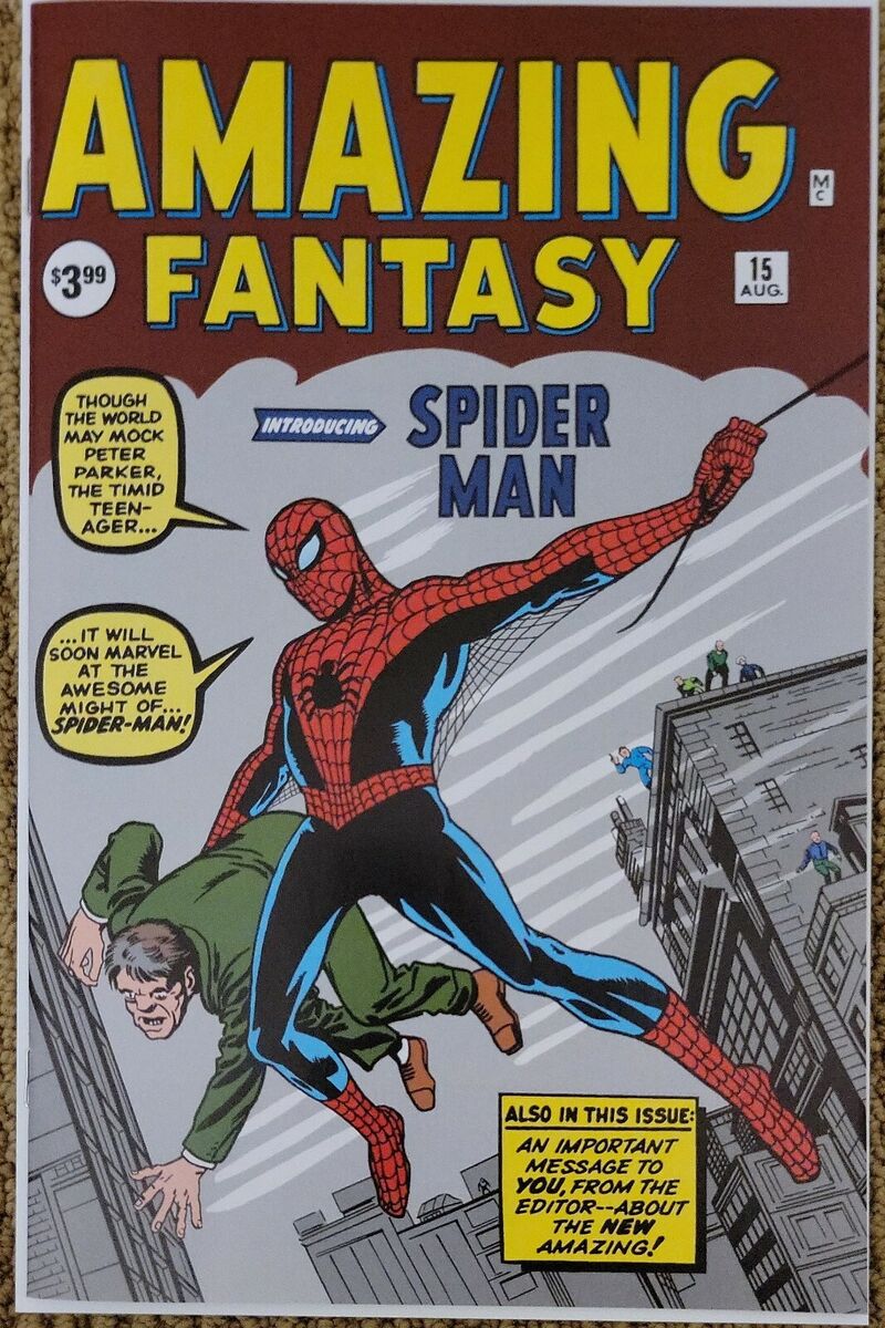 AMAZING FANTASY #15 FACSIMILE EDITION / 1ST APP SPIDER-MAN (MARVEL, 2019)  NM