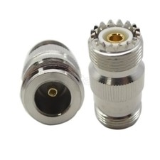 1 x UHF SO239 Female to N Female RF Coaxial Adapter Connector UHF/K-N/K