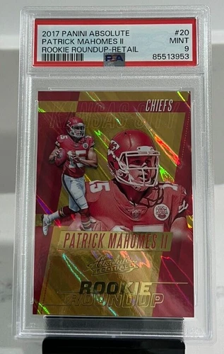 2017 Panini Absolute - Rookie Roundup PSA 9 #20 Patrick Mahomes II (RC)