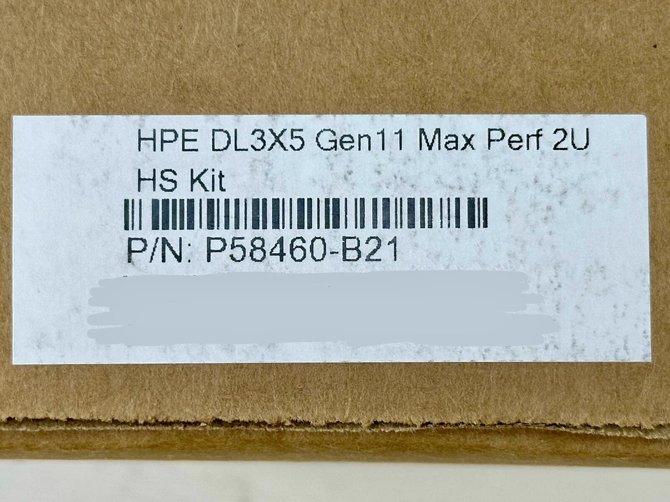 HPE P58460-B21 ProLiant DL3X5 Gen11 2U AMD Maximum Performance Heatsink Kit - Image 3 of 4