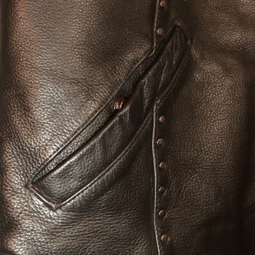 Leather Motorcycle Vest X-element Womens XXL Black Studs Zipper, Custom Patches - Picture 6 of 8