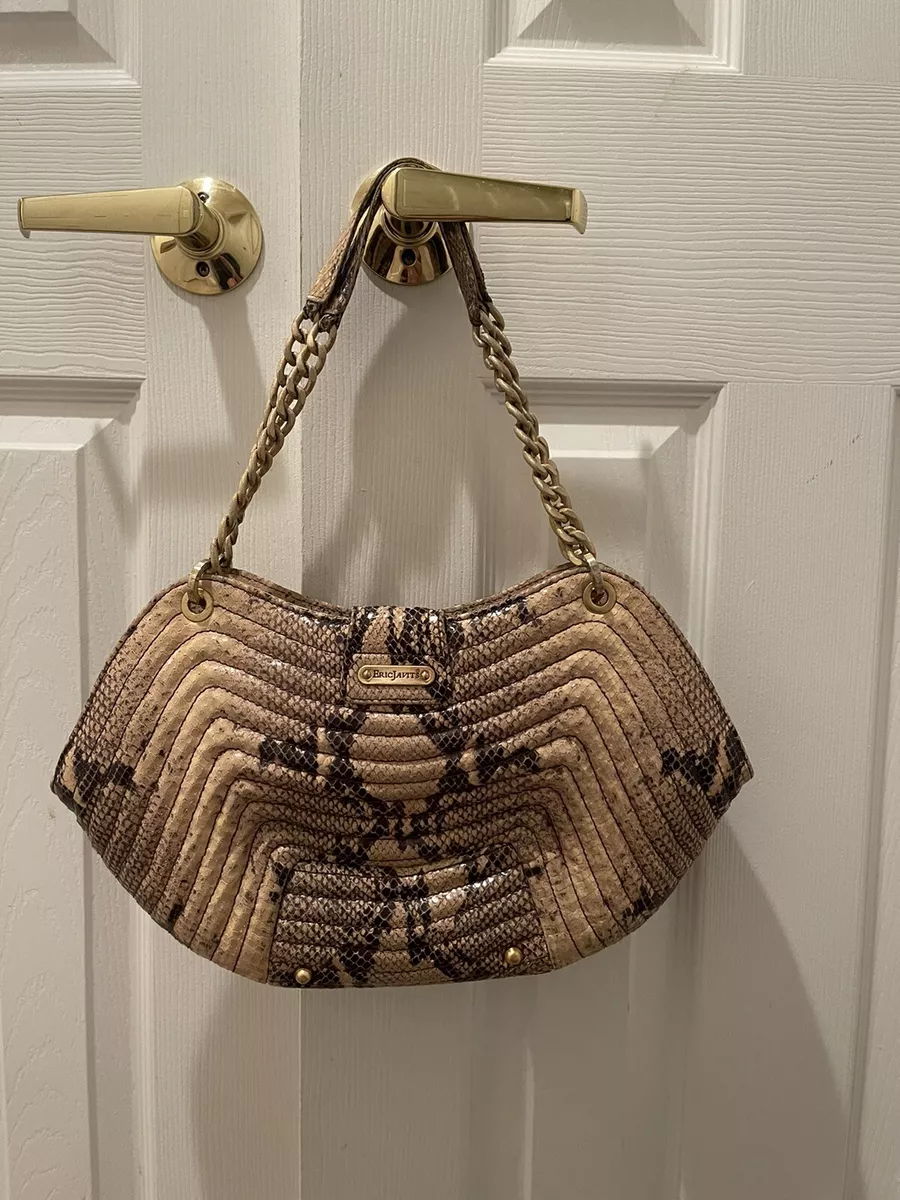 eric javits leather handbag vintage eBay