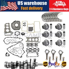 AJ126 3.0L V6 Engine Overhaul Rebuild Kit w/ Crankshaft Rods Bearings For Jaguar