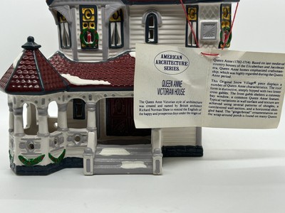 VTG Dept 56 Snow Village  Queen Anne Victorian  American Architeture 1990