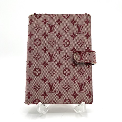 Louis-Vuitton Day Planner Cover Cherry Canvas Agenda PM Authentic From Japan - Picture 2 of 21