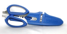 New Sabatier 10-in-1 Multi-Purpose Scissors and Sharpening Sheath Magnetic Blue