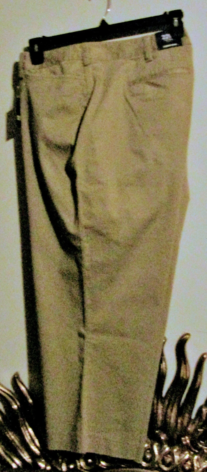 LANDS END WOMAN PLUS SIZE 16W DESERT TAN/BEIGE SLIM LEG SUMMER CARPRI PANTS NWT