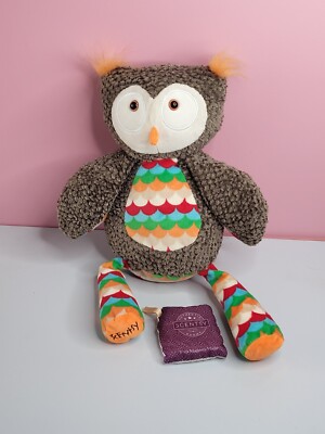 Scentsy Buddy Olympia Owl Plush Black Raspberry  Vanilla Scent Pak  Lovey