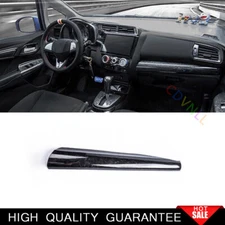 For Honda Fit/Jazz 2014-2020 Black Wood Co-Pilot Dashboard Strip Cover Trim 1PCS