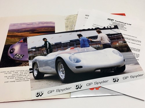 GP 1998 Folleto británico de Spyder Porsche - Imagen 2 de 2
