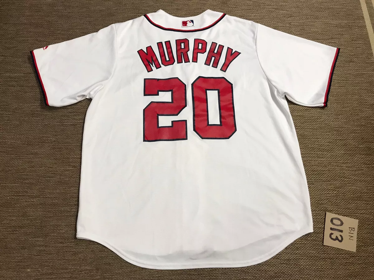 Men's Adult Daniel Murphy Washington Nationals Jersey Majestic XL Baseball  MLB