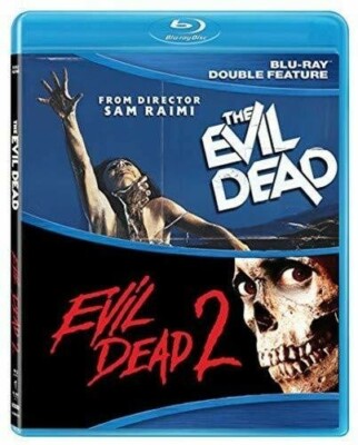 The Evil Dead / Evil Dead II Double Feature (BluRay, 1981,1987) OOP NEW Sealed