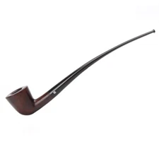 Churchwarden Pipe BriarWood Long Acrylic Stem Handmade Tobacco Pipe Smoking Tool