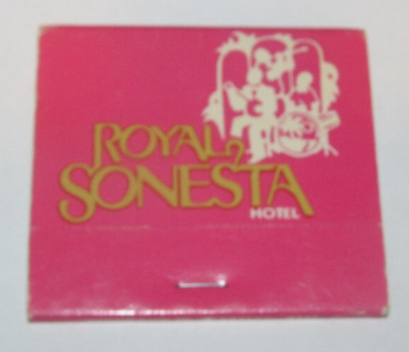 VINTAGE Matchbook Royal Sonesta Hotel New Orleans, LA vieux carre Bourbon Street