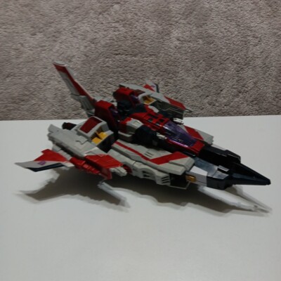 Transformers Cybertron Supreme Class Starscream Figure NEAR-COMPLETE