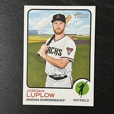 2022 Topps Heritage Baseball Jordan Luplow Base #21 Arizona Diamondbacks